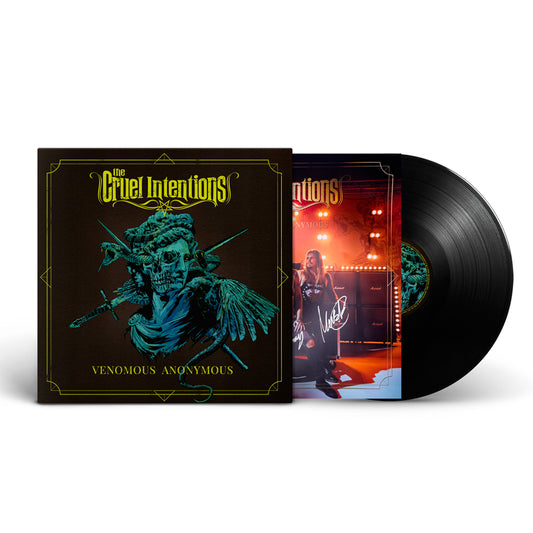 THE CRUEL INTENTIONS - Venomous Anonymous (Black w/ Signed Poster)
