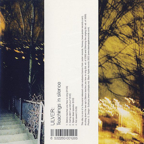 ULVER - Teachings In Silence (CD)
