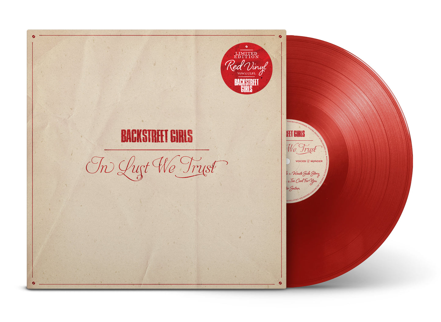 BACKSTREET GIRLS - In Lust We Trust (LP Red)