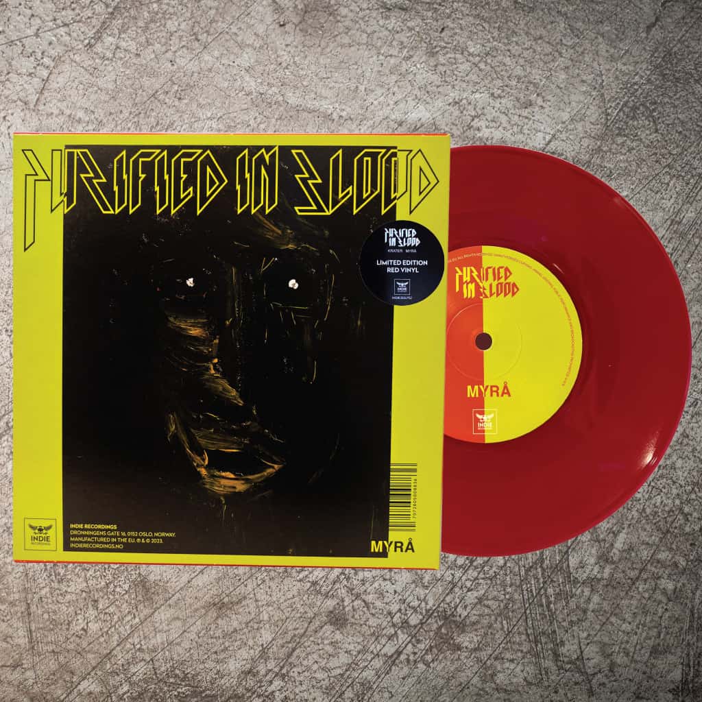 PURIFIED IN BLOOD - Krater/Myra 7" (Yellow Vinyl)